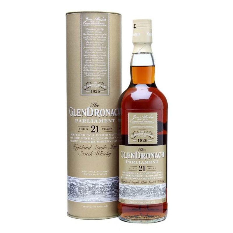 The GlenDronach 21 Year Old Parliament Highland Single Malt Scotch Whisky 750 ML