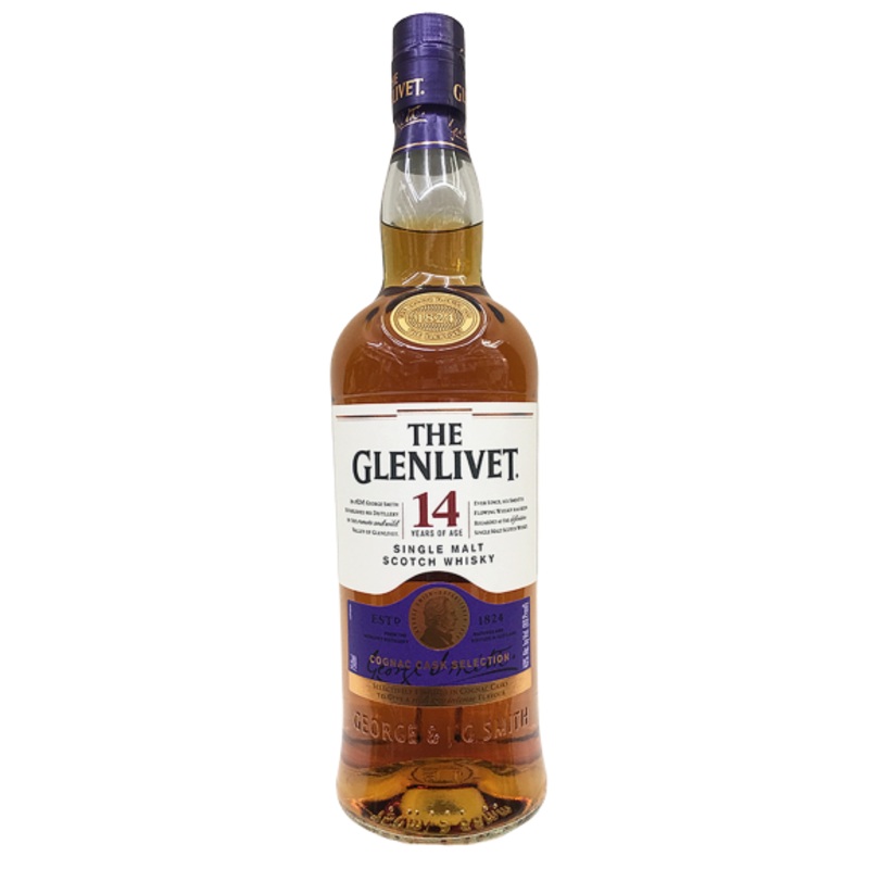 The Glenlivet Single Malt Scotch Cognac Cask Selection 14 Year 80 1 L
