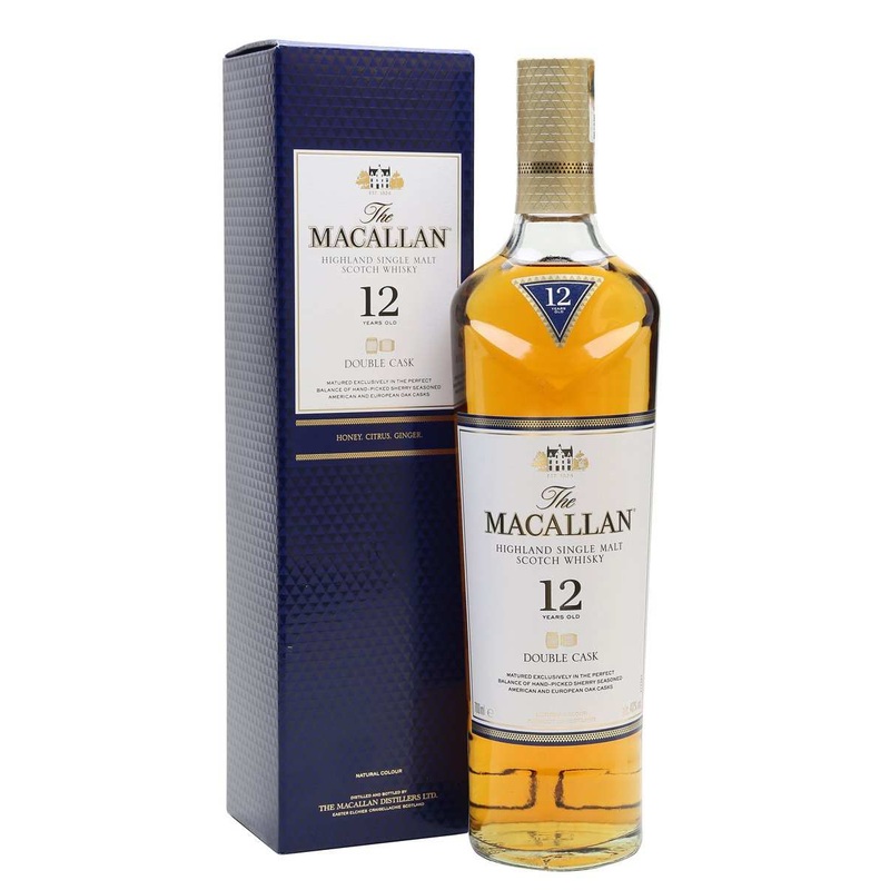 The Macallan Double Cask 12 Years Old Highland Single Malt Scotch Whisky 750 ML
