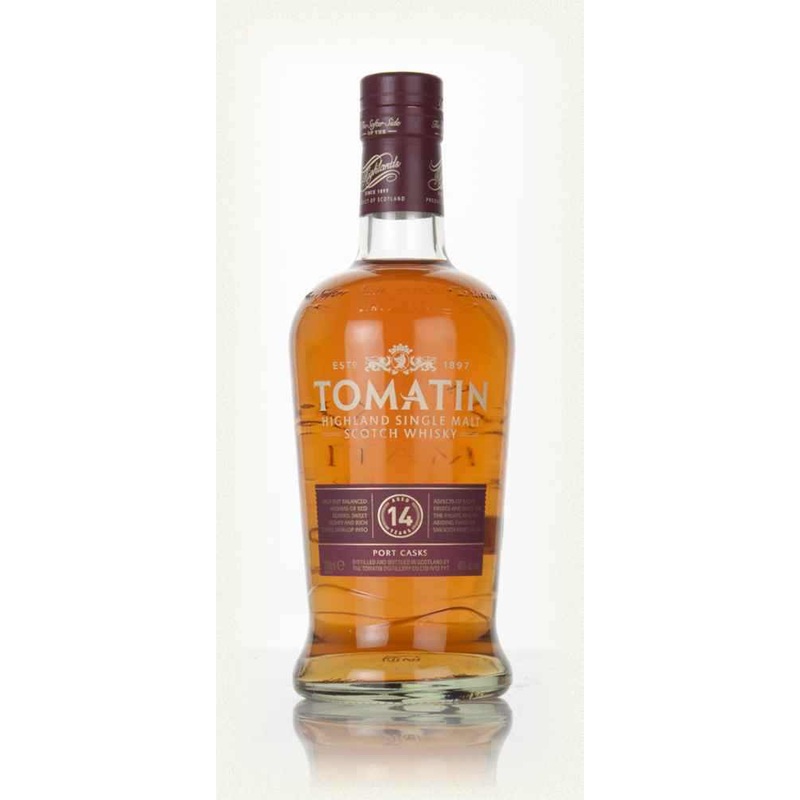 Tomatin 14 Year Old Port Wood Finish Scotch Whisky 750 ML