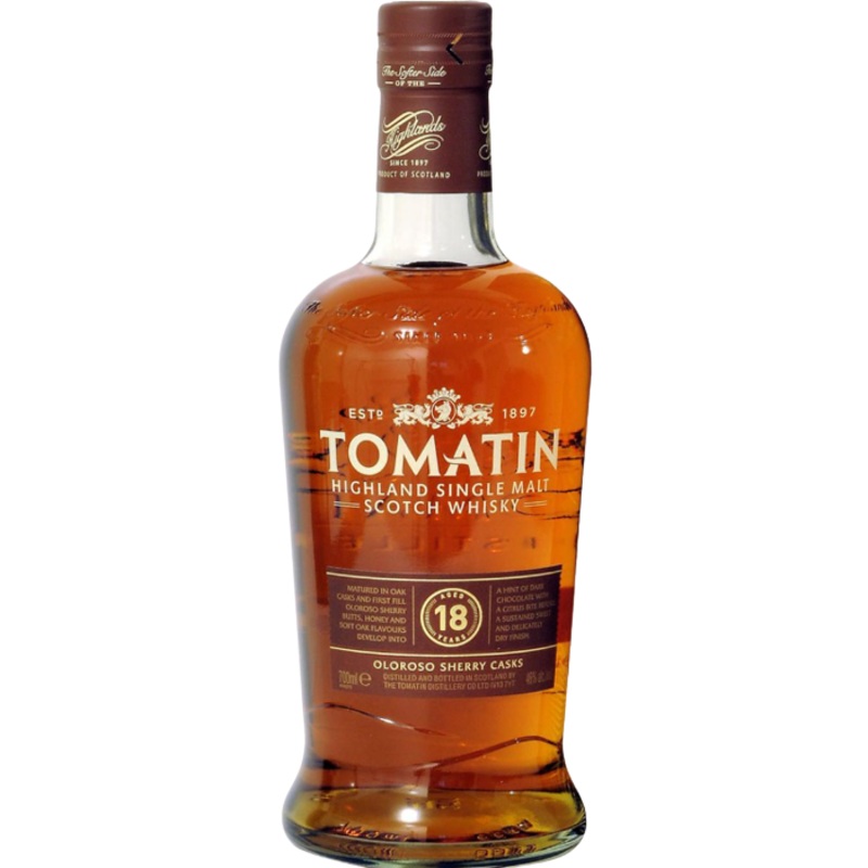 Tomatin 18 Year Old Single Malt Scotch Whisky 86 Proof 750 ML