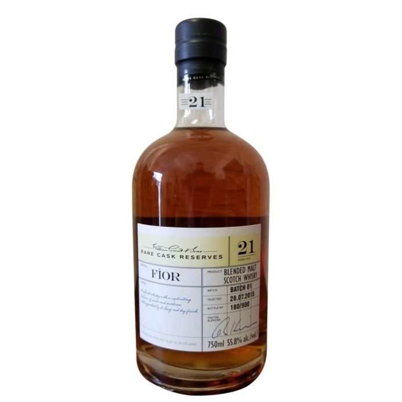 William Grant & Sons Rare Cask Reserve Fior 21 Year Old Single Malt Scotch Whisky 111.6 Proof 750 ML