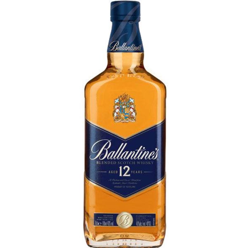 Ballantine's Blended Scotch Finest 12 Year 750 Ml