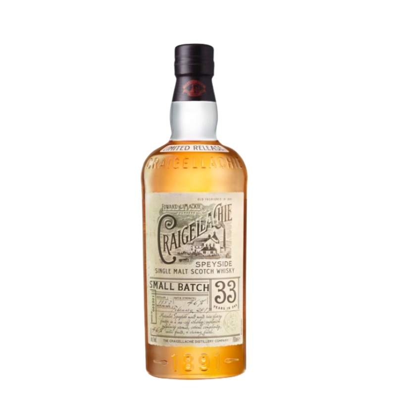 Craigellachie Single Malt Scotch Small Batch 33 Year 92 750 ML