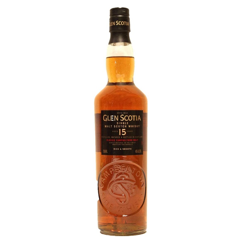 Glen Scotia 15 Year Old Single Malt Scotch Whisky 92 Proof 750 ML
