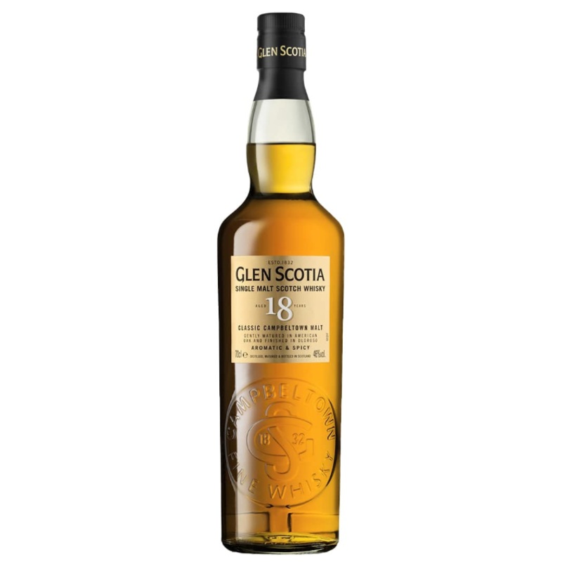 Glen Scotia 18 Year Old Single Malt Scotch Whisky 92 Proof 750 ML