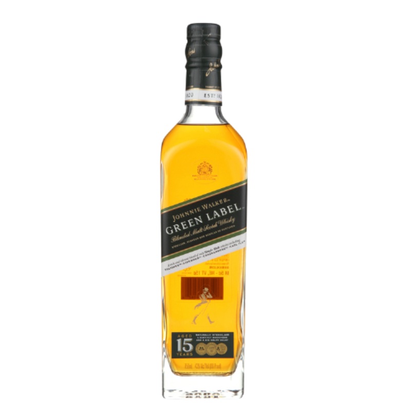 Johnnie Walker Blended Malt Scotch Green Label 15 Year 86 750 ML