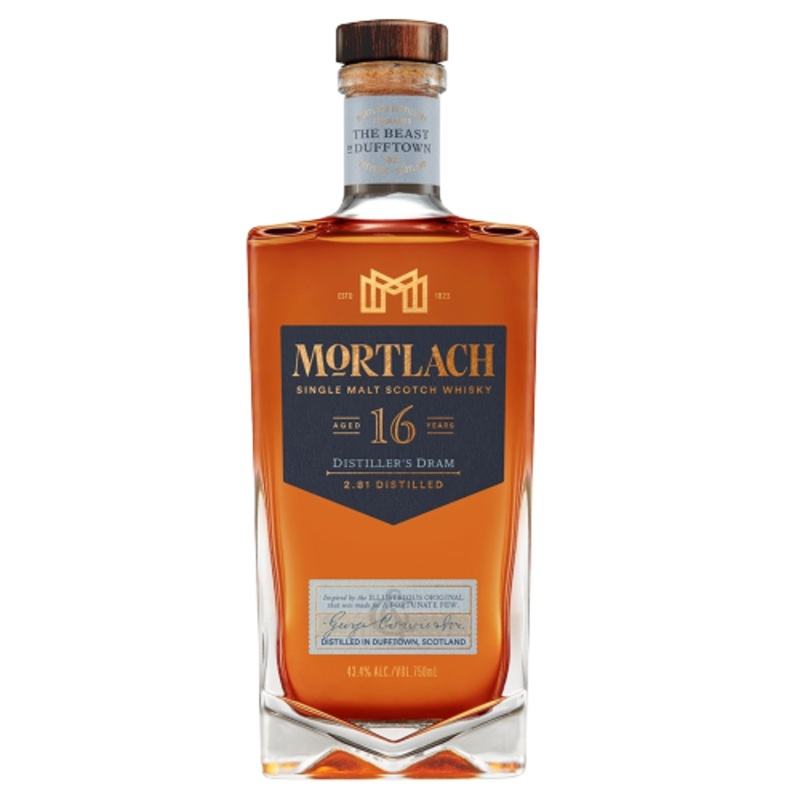 Mortlach Single Malt Scotch Distiller'S Dram 16 Year 86.8 750 ML