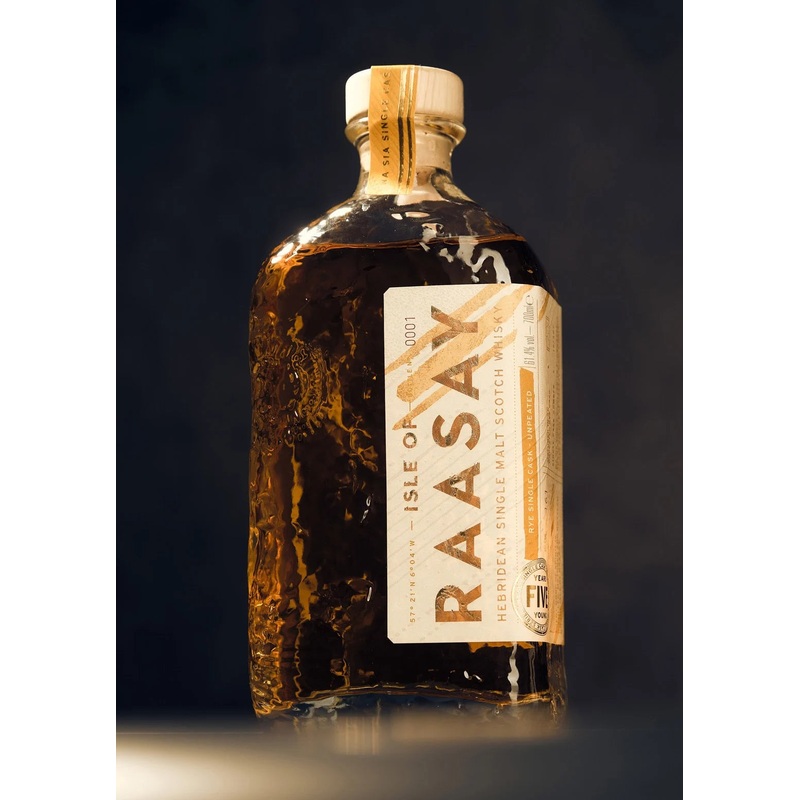 Raasay Single Cask 18/627 Peated Ex-Rye 700ML