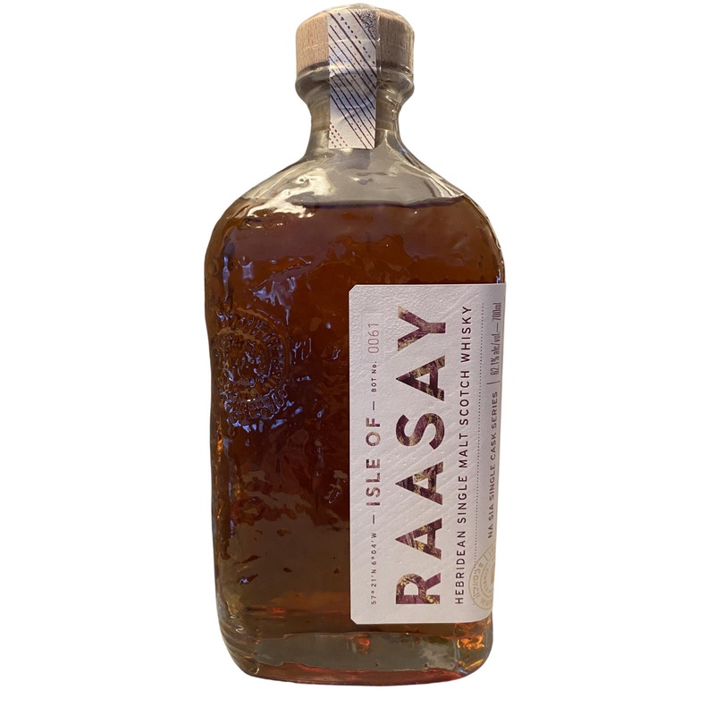 Raasay Single Cask 19/56 Peated Chinkapin Oak 700ML