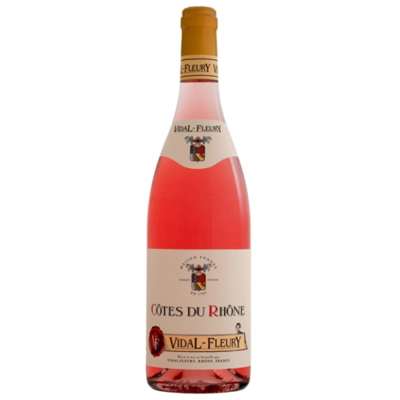 Vidal-Fleury Cotes du Rhone Rose 2019 750 ML