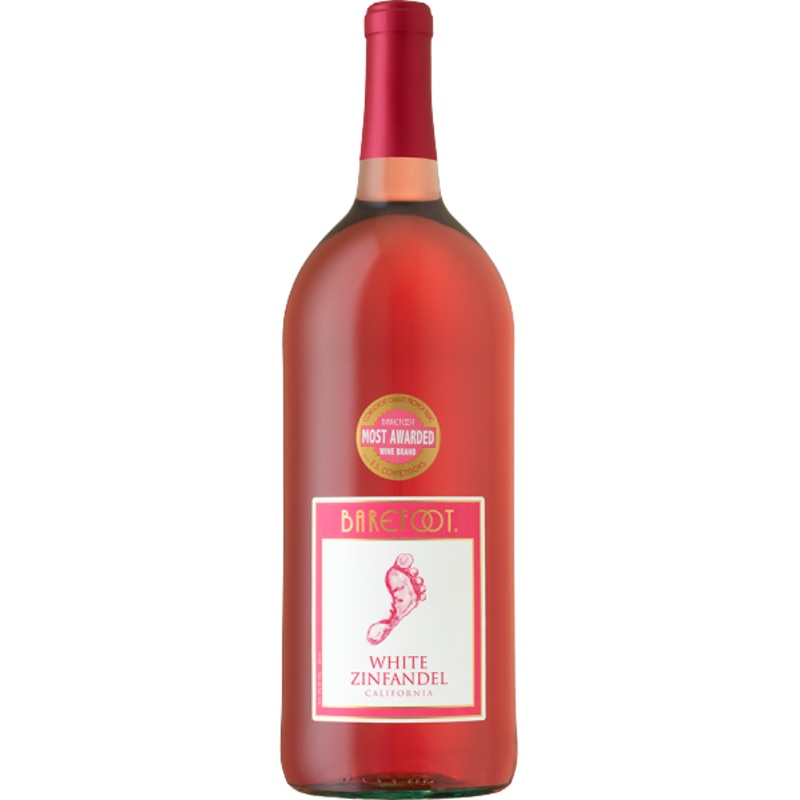 Barefoot Cellars White Zinfandel California 1.5 L (6 Bottle)