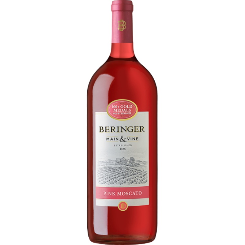 Beringer Main & Vine Pink Moscato California 750 ML