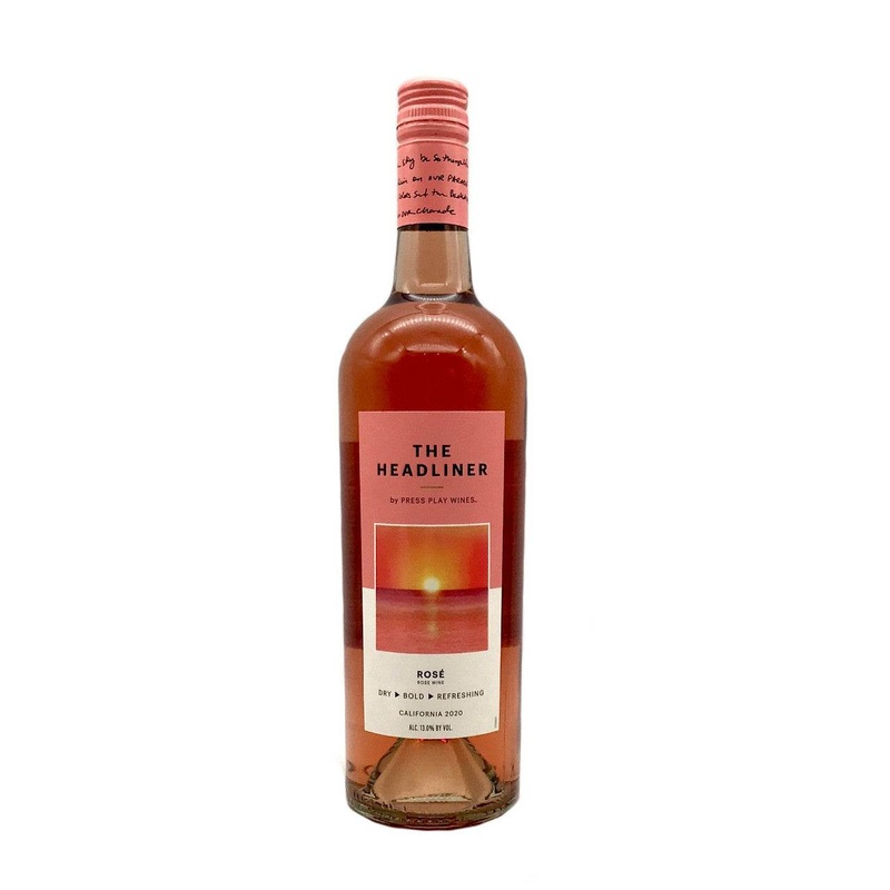 The Headliner Rose Dry Wine California 750 ML