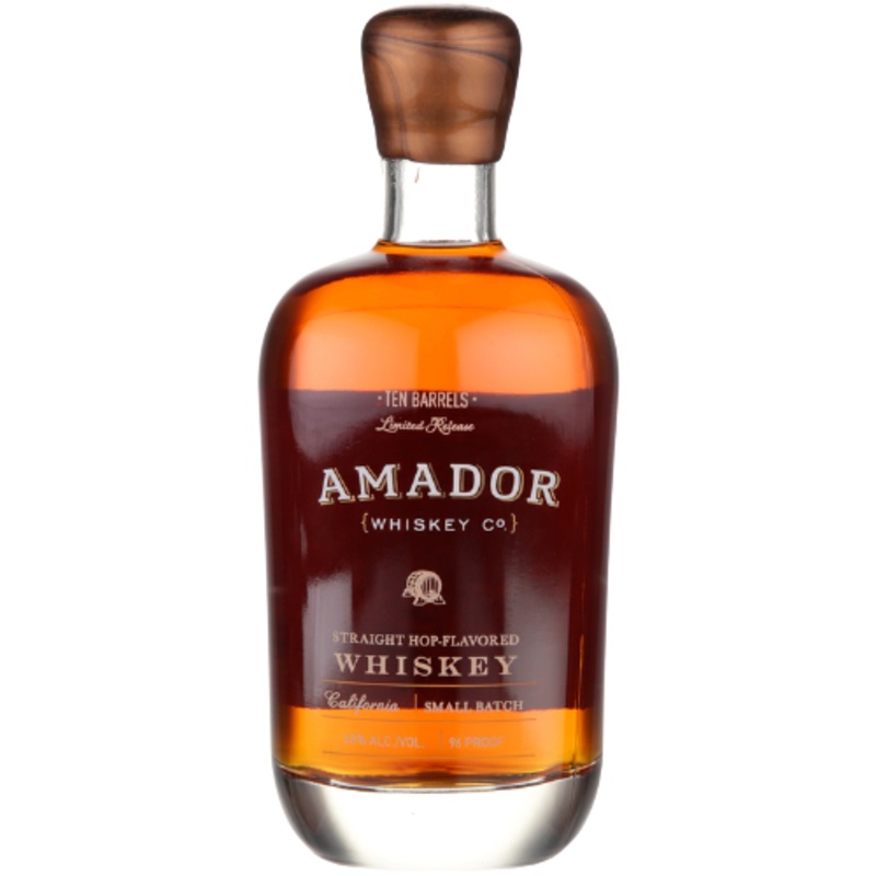 Amador Whiskey Co. Straight Hop Flavored Whiskey Ten Barrels 96 750 ML