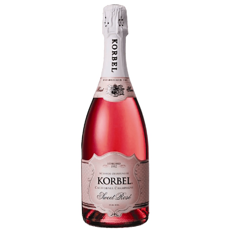 Korbel Champagne Cellars Sweet Rose California Champagne 750 ML