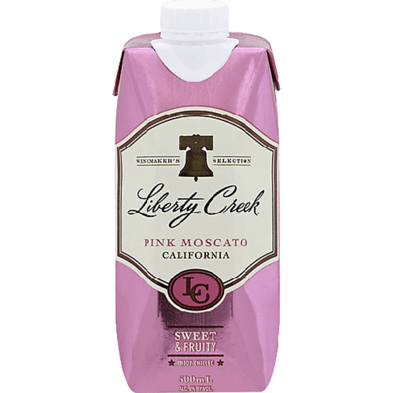 Liberty Creek Wine Winemaker'S Selection Pink Moscato California 500 ML