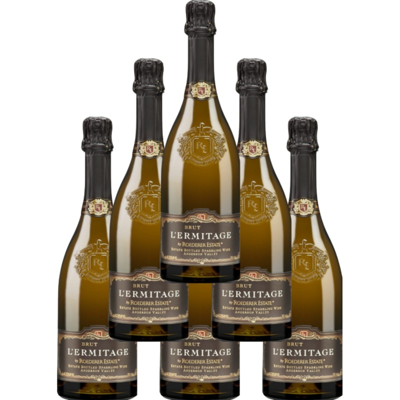 Roederer Estate Brut L'Ermitage Anderson Valley 2015 750 ML (6 Bottles)