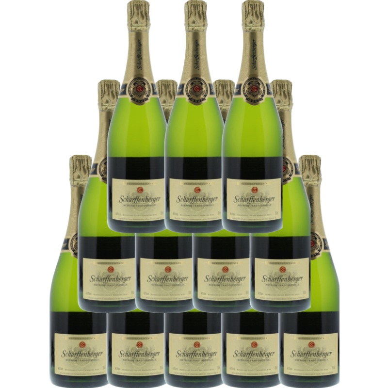 Scharffenberger Brut Excellence Mendocino County 750 ML (12 Bottles)