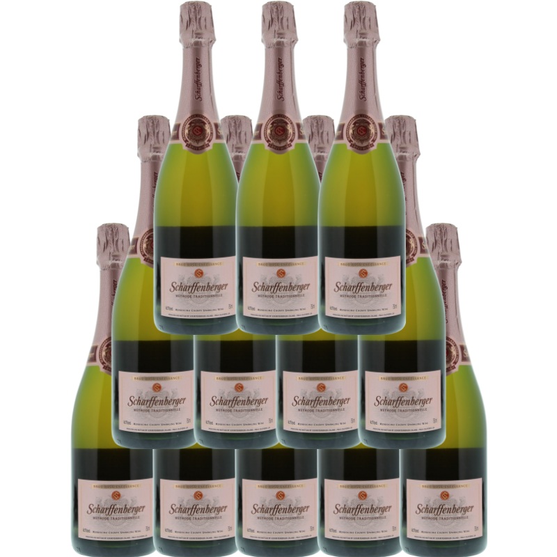 Scharffenberger Brut Rose Excellence Mendocino County 750 ML (12 Bottles)