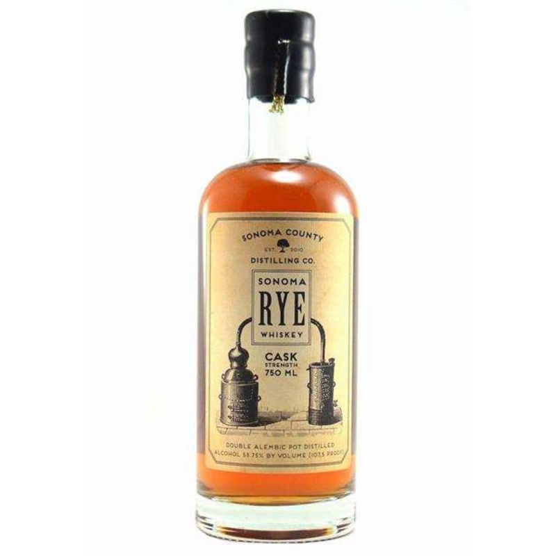Sonoma County Co Rye Whiskey 750 ML