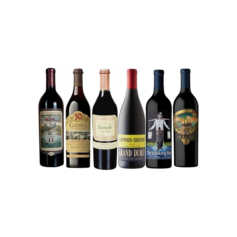 Caymus Red Wine Premium Combo 750 ML (6 Bottles)