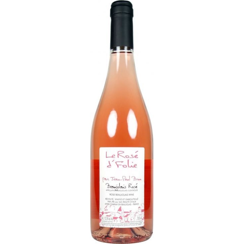 Domaine des Terres Dorees Beaujolais Rose Le Rose d'Folie 2022 750 ML