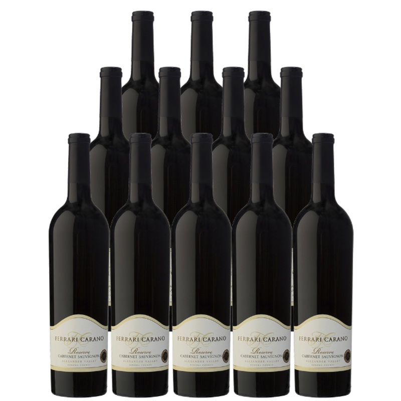 Ferrari Carano Reserve Cabernet Sauvignon Alexander Valley 2021 750 ML (12 Bottle)