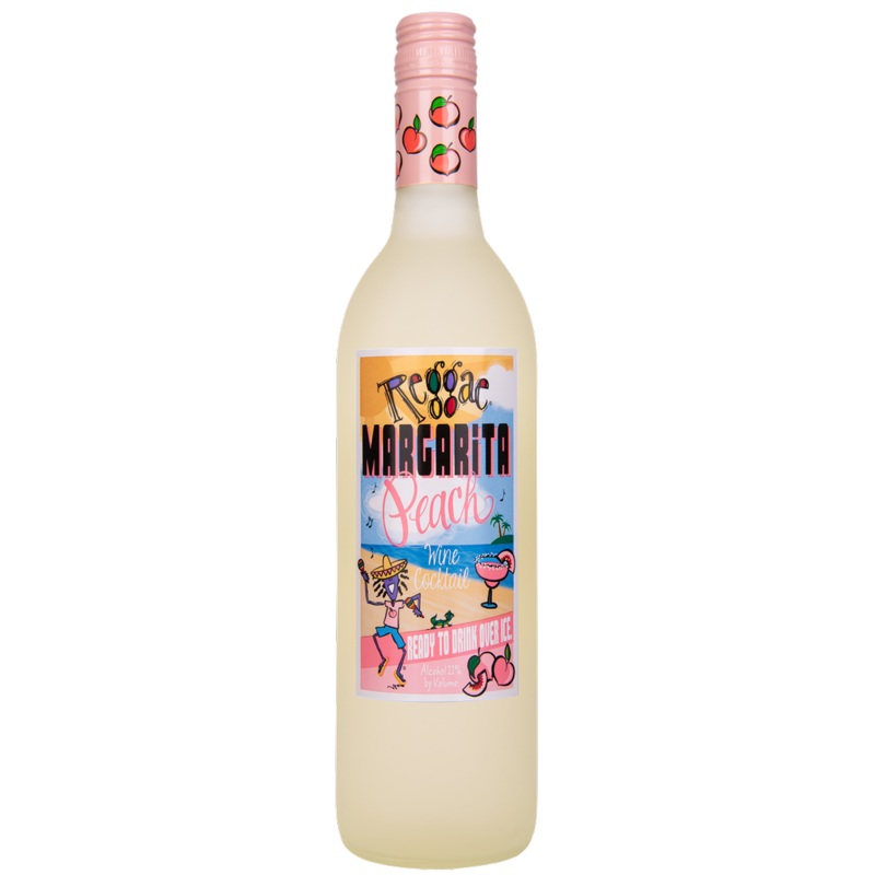Reggae Wines Peach Margarita Wine Cocktail 750 ML