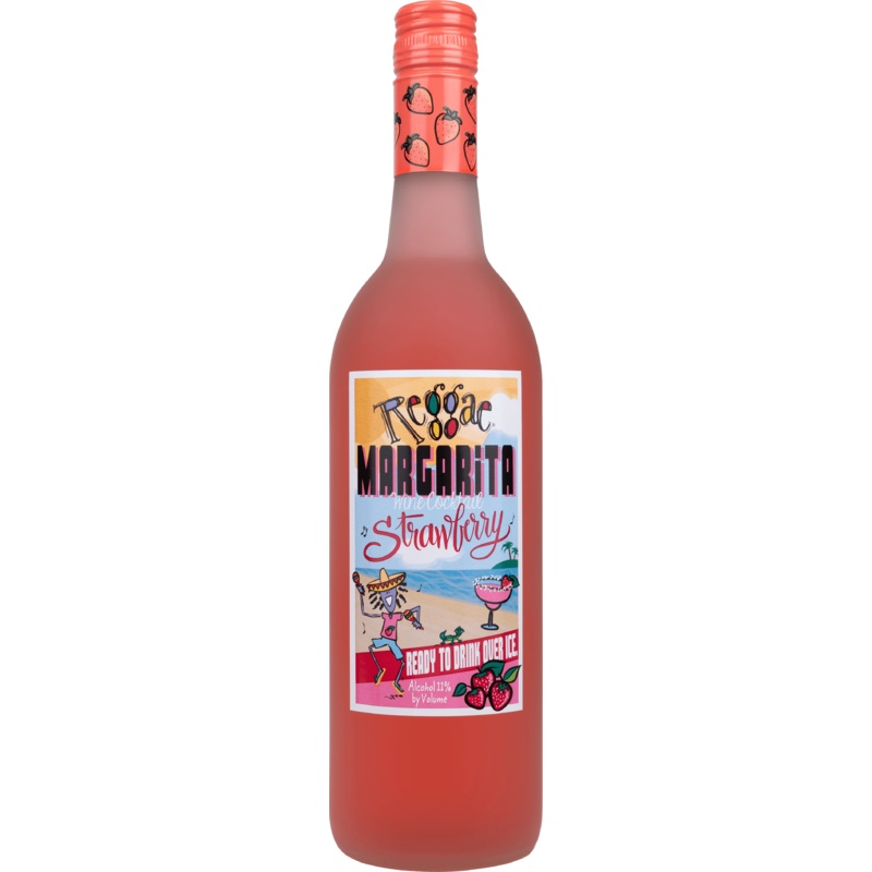 Reggae Wines Strawberry Margarita Wine Cocktail 750 ML