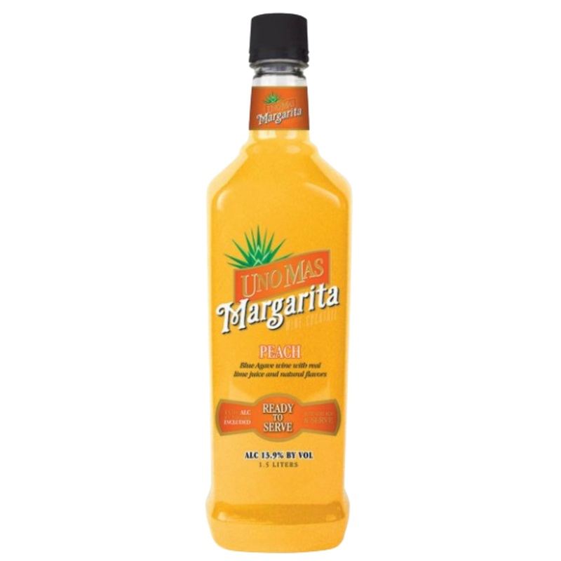 Uno Mas Peach Margarita Wine Cocktail 1.5 L