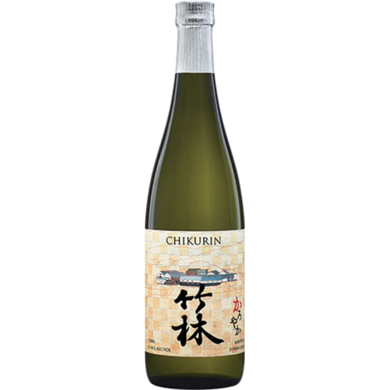 Chikurin Karoyaka Lightness Junmai Ginjo Sake 720 ML