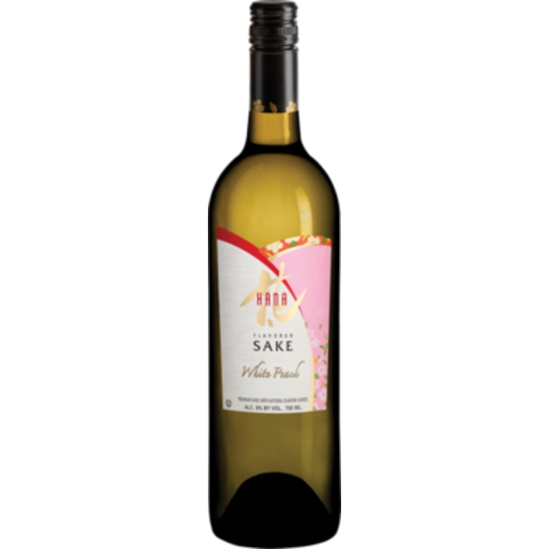 Hana Flavored White Peach Sake 750 ML