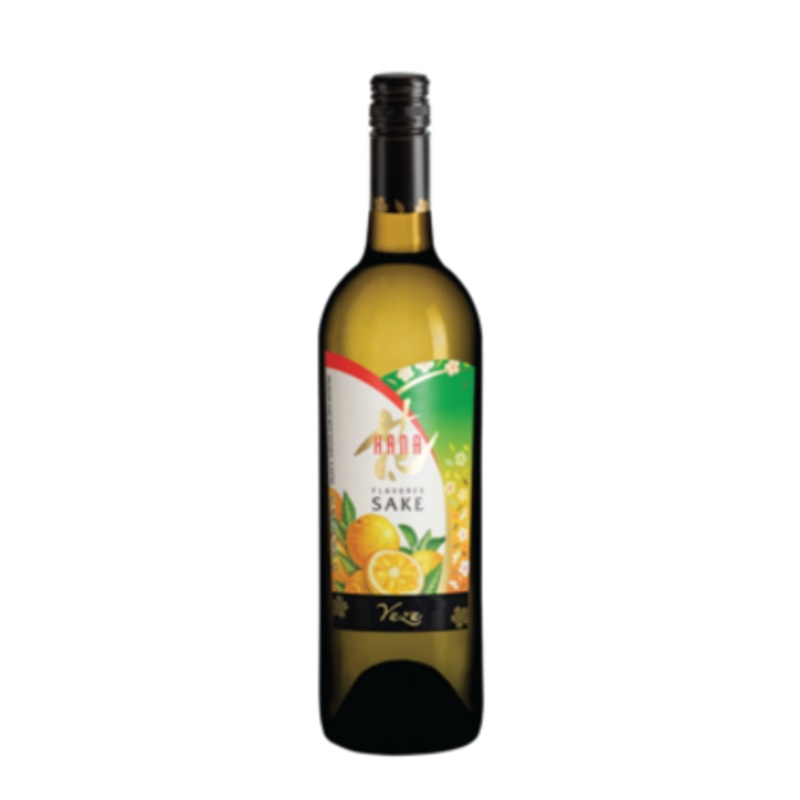 HANA Yuzu Flavored Sake 750 ML