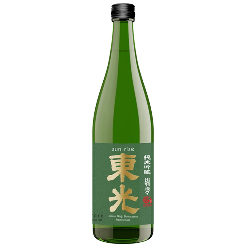 Toko Brewery Sun Rise Dewasansan Junmai Ginjo Sake 720 ML