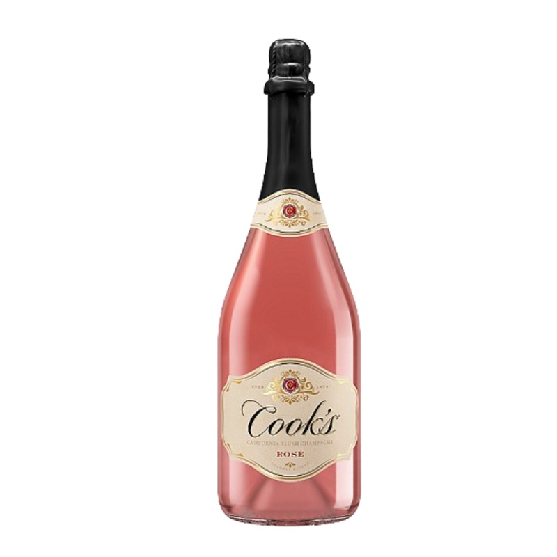 Cook's Sparkling Sweet Rose Champagne California 750 ML