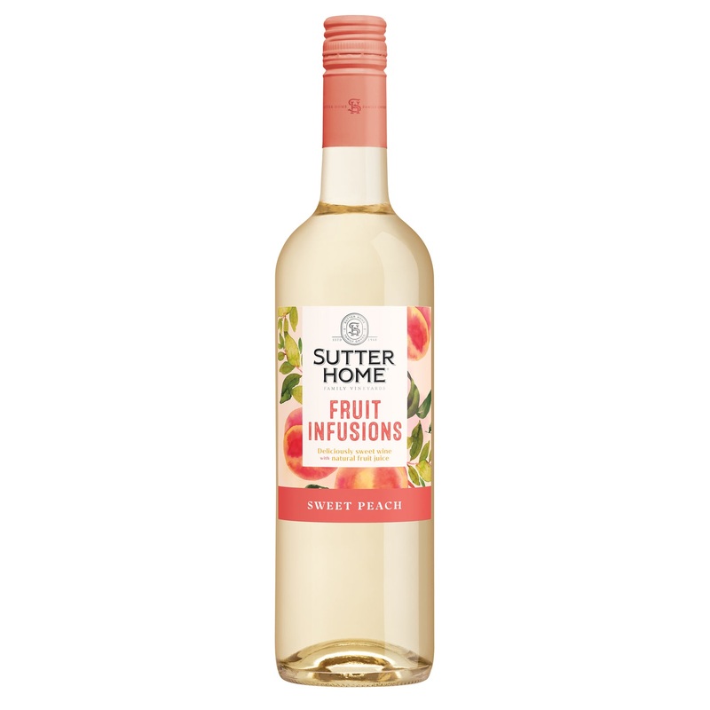 Sutter Home Fruit Infusions Sweet Peach Flavored Wine 750 ML