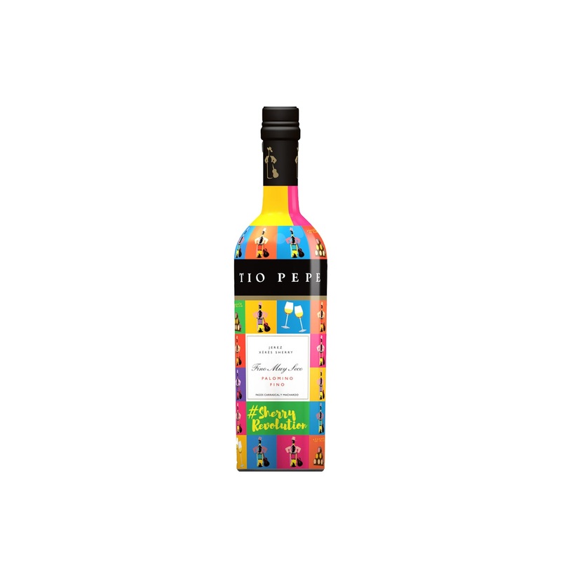 Tio Pepe Sherry Palomino Fino Muy Seco 15 Yr Andy Warhol Sleeve 750 ML