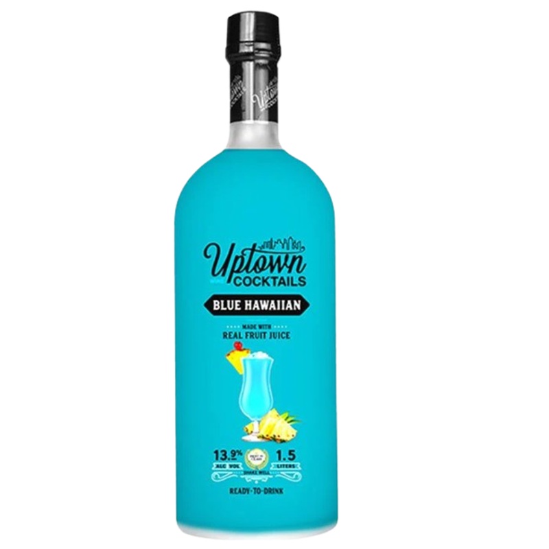 Uptown Cocktails Blue Hawaiian Wine Cocktail 1.5 L
