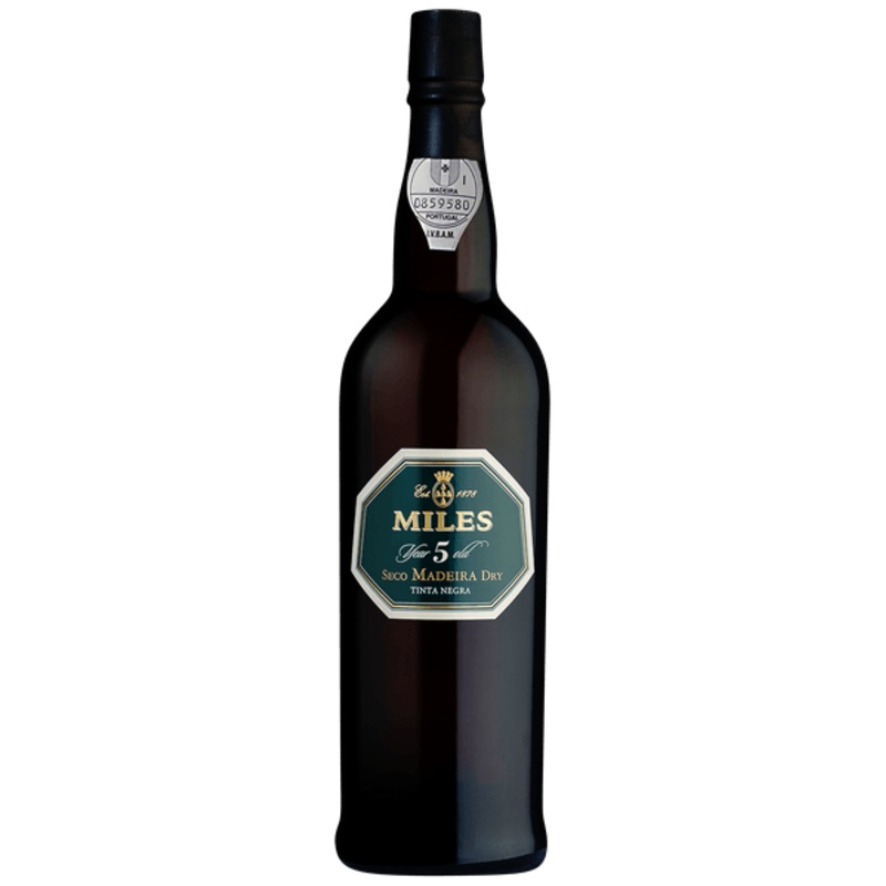 Miles Madeira 5 Year Old Tinta Negra Seco Madeira Dry 750 ML