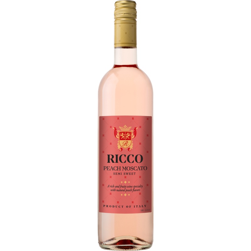 Ricco Peach Moscato Sweet 750 ML