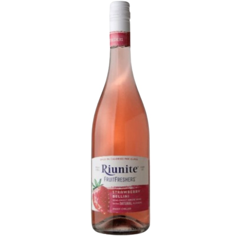 Riunite Fruit Freshers Strawberry Bellini Semi Sweet Grape Wine 750 ML