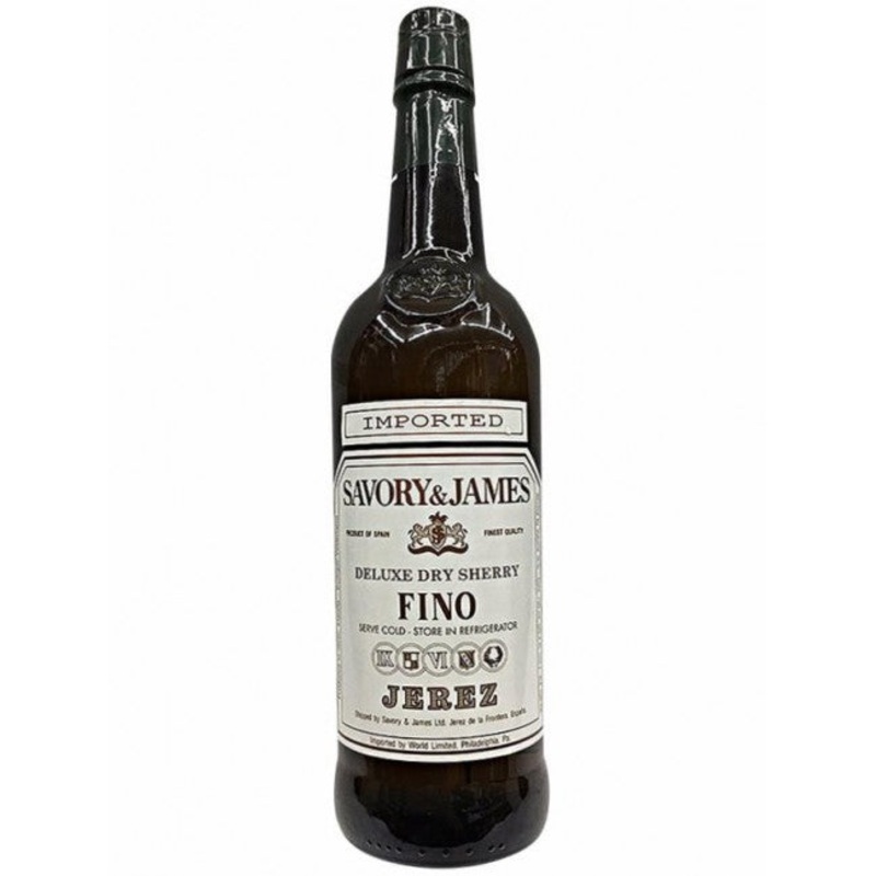 Savory &  James Fino Deluxe Dry Sherry Jerez-Xeres-Sherry 750 ML