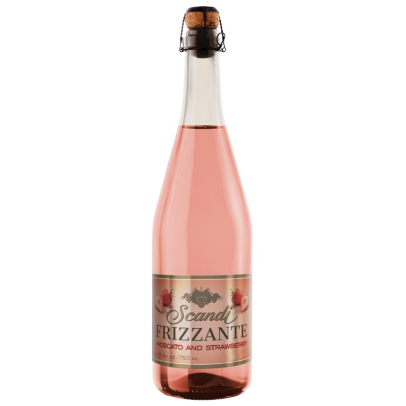 Scandinavian (Scandi) Frizzante Moscato And Strawberry 750 ML