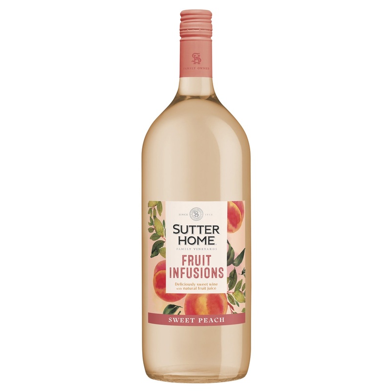 Sutter Home Fruit Infusions Sweet Peach Flavored Wine 1.5 L