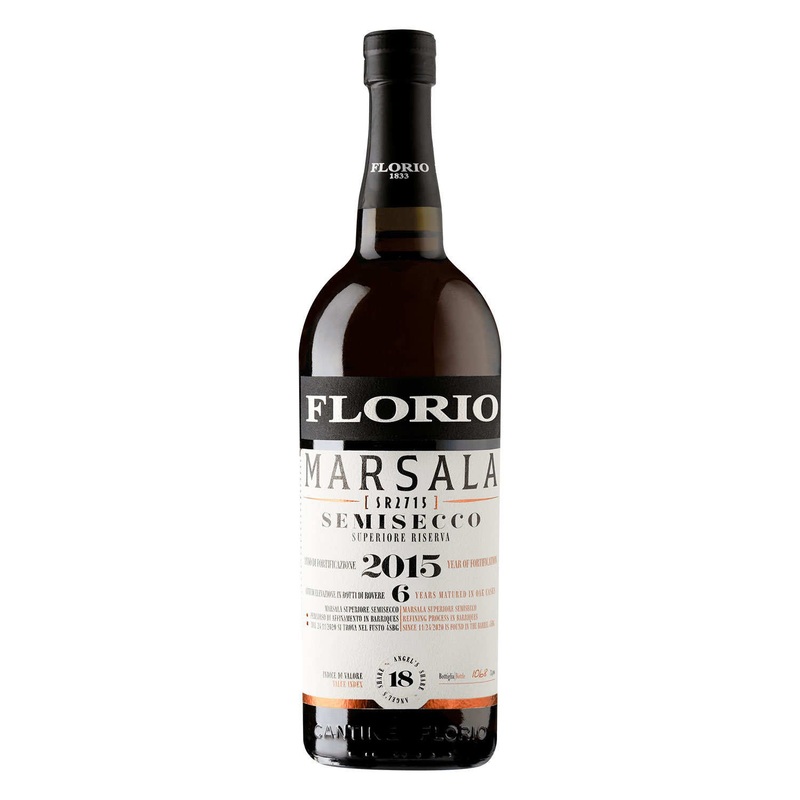 Florio Marsala Superiore Semisecco Riserva 2015 750 ML