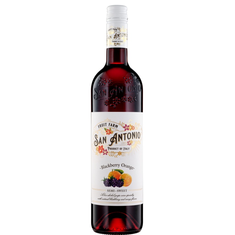 Fruit Farm Blackberry Orange Flavored Wine 750 ML