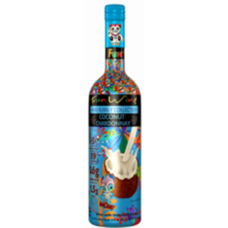 Fun Wine Co Hard Bubbly Collection Coconut Chardonnay 750 ML