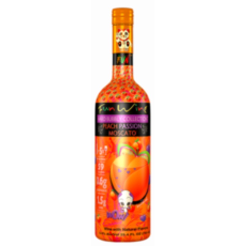 Fun Wine Co Hard Bubbly Collection Peach Passion Moscato 750 ML