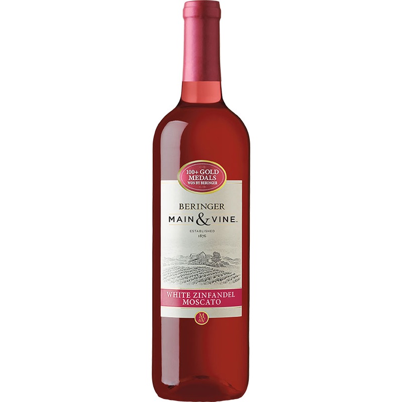 Beringer Main & Vine White Zinfandel Moscato California 1.5 L
